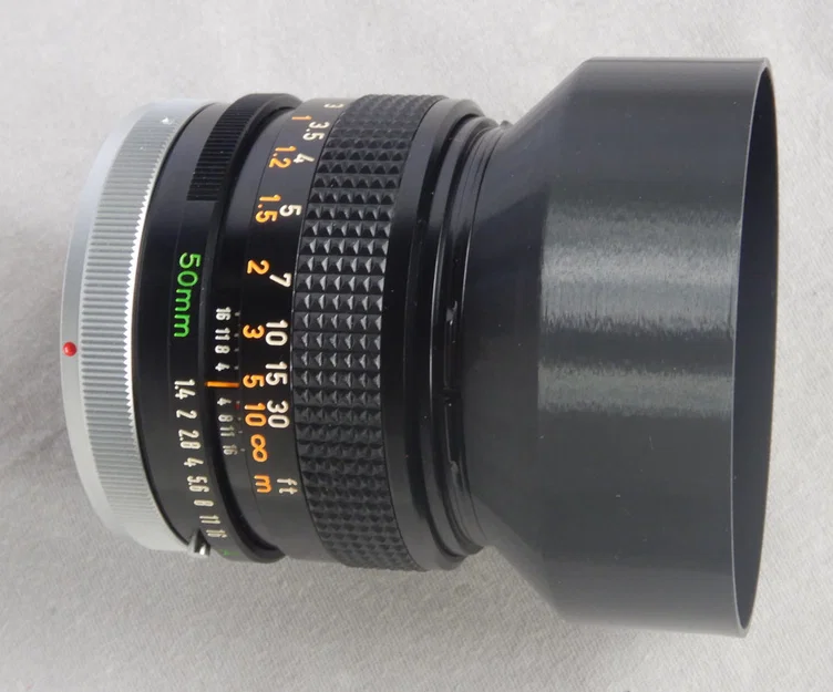 Loa che nắng Canon FD 50mm f1.4 (M55) – Lens hood / sun visor - Image 2