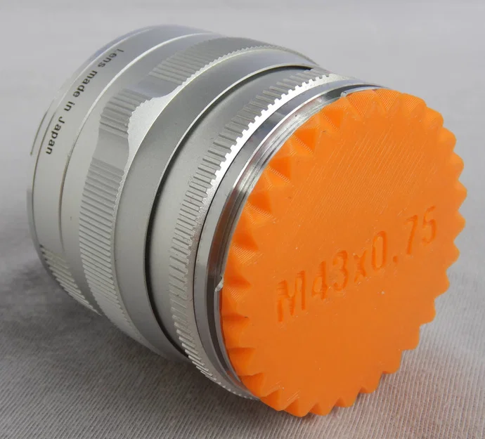 Nắp ống kính có ren M43x0.75 (lens cap with thread) - Image 2