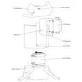 MG996R Pan-Tilt Camera Turret (Tháp pan-tilt cho webcam & laser) - Thumbnail 2