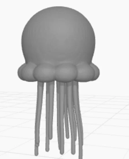 Mô hình sứa Jellyfish Needow in 3D: Mềm dẻo và thú vị - Image 1