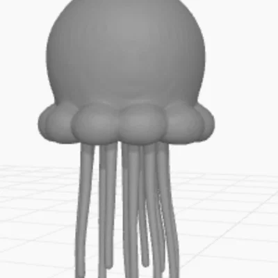 Mô hình sứa Jellyfish Needow in 3D: Mềm dẻo và thú vị