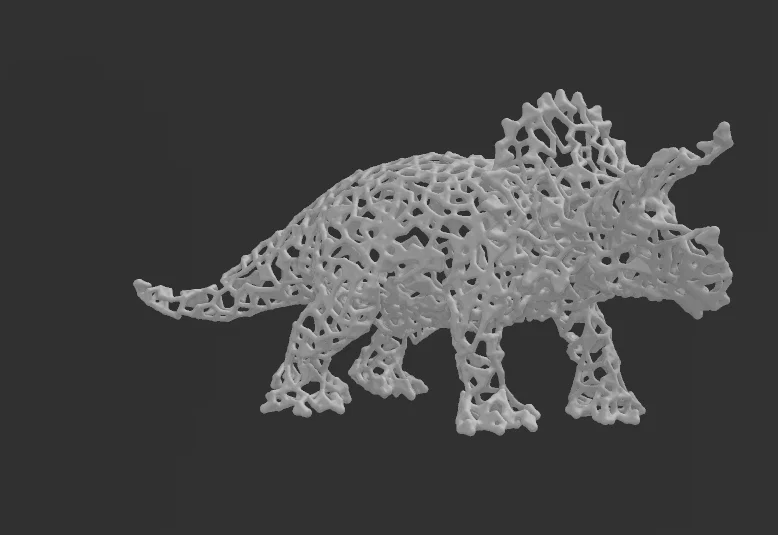Triceratops organique - Image 1