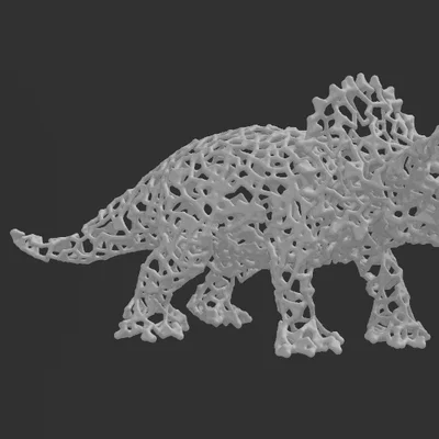 Triceratops organique