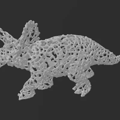 Triceratops organique