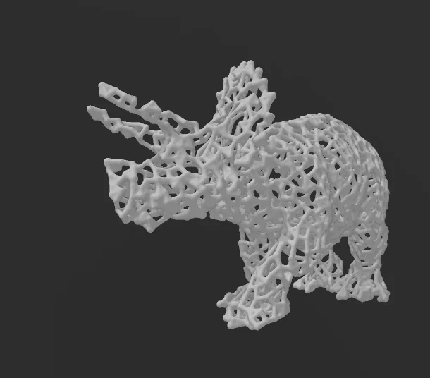Triceratops organique - Image 3