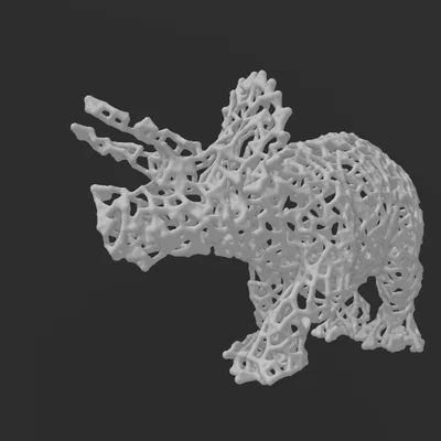Triceratops organique