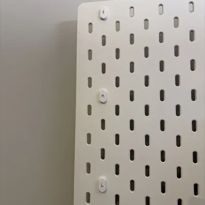 Linh kiện Snap-Fit IKEA Skadis - 3 kích cỡ