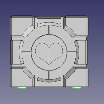 WIP: Companion Cube cho Steam Machine (có airflow)