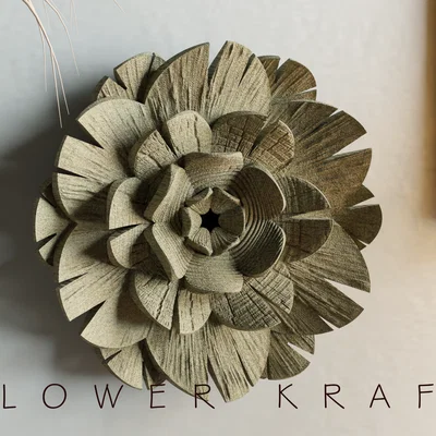 Wall Decor ‘Kraft Flower’