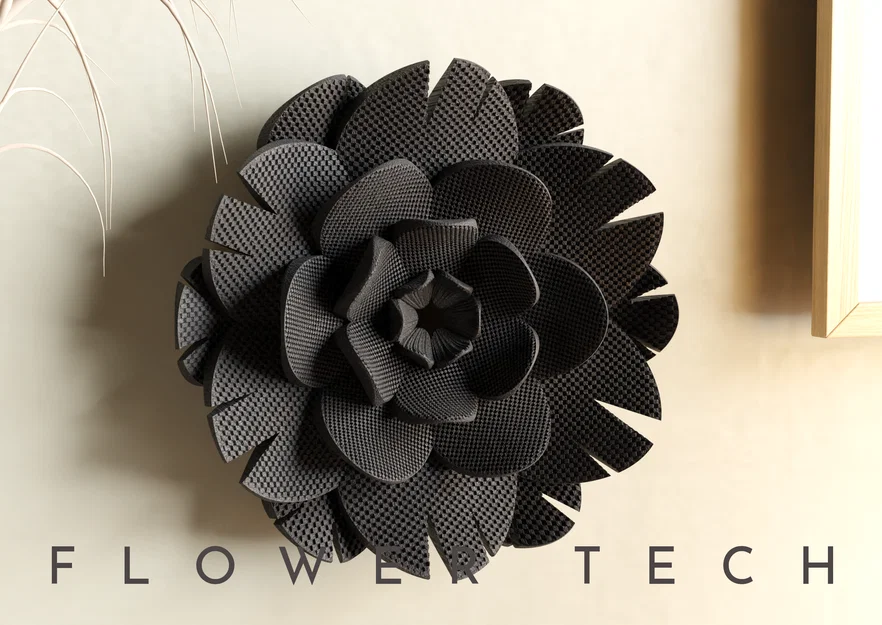 Trang trí tường “Tech Flower” - Image 1