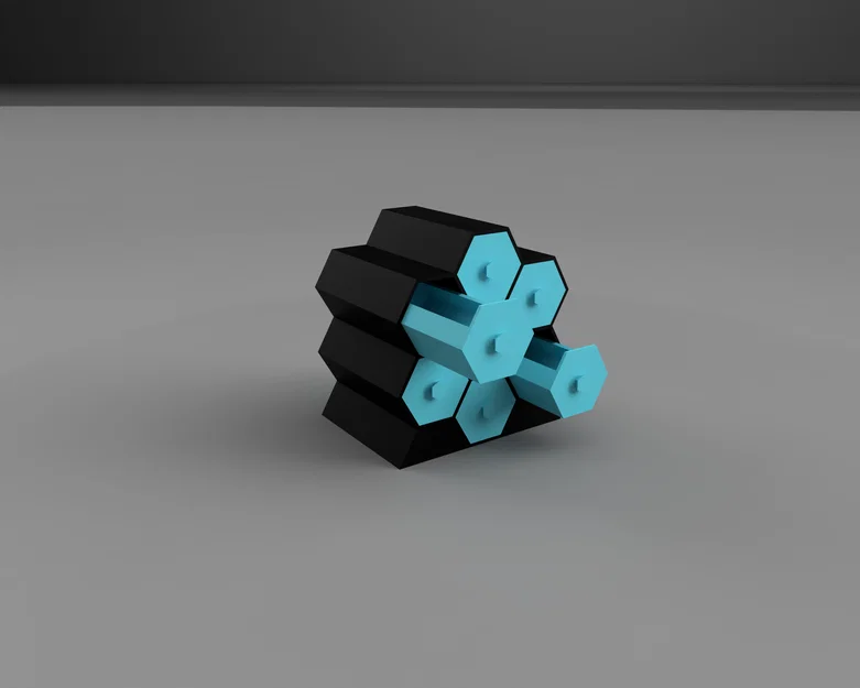 Khay ngăn kéo tổ ong modular để bàn (Modular Honeycomb Desktop Organizer) - Image 4