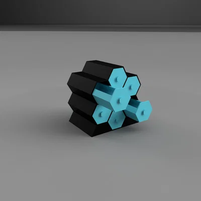 Khay ngăn kéo tổ ong modular để bàn (Modular Honeycomb Desktop Organizer)
