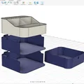 Bộ khay kệ đựng mỹ phẩm lắp ghép thông minh (Modular Organizer) - Thumbnail 2