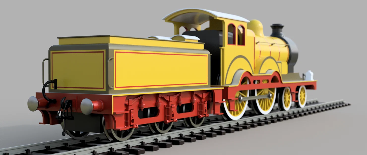 Mô hình tàu hỏa hơi nước MOLLY GAUGE 1 in 3D chi tiết - Image 3