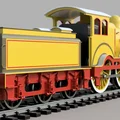 Mô hình tàu hỏa hơi nước MOLLY GAUGE 1 in 3D chi tiết - Thumbnail 3