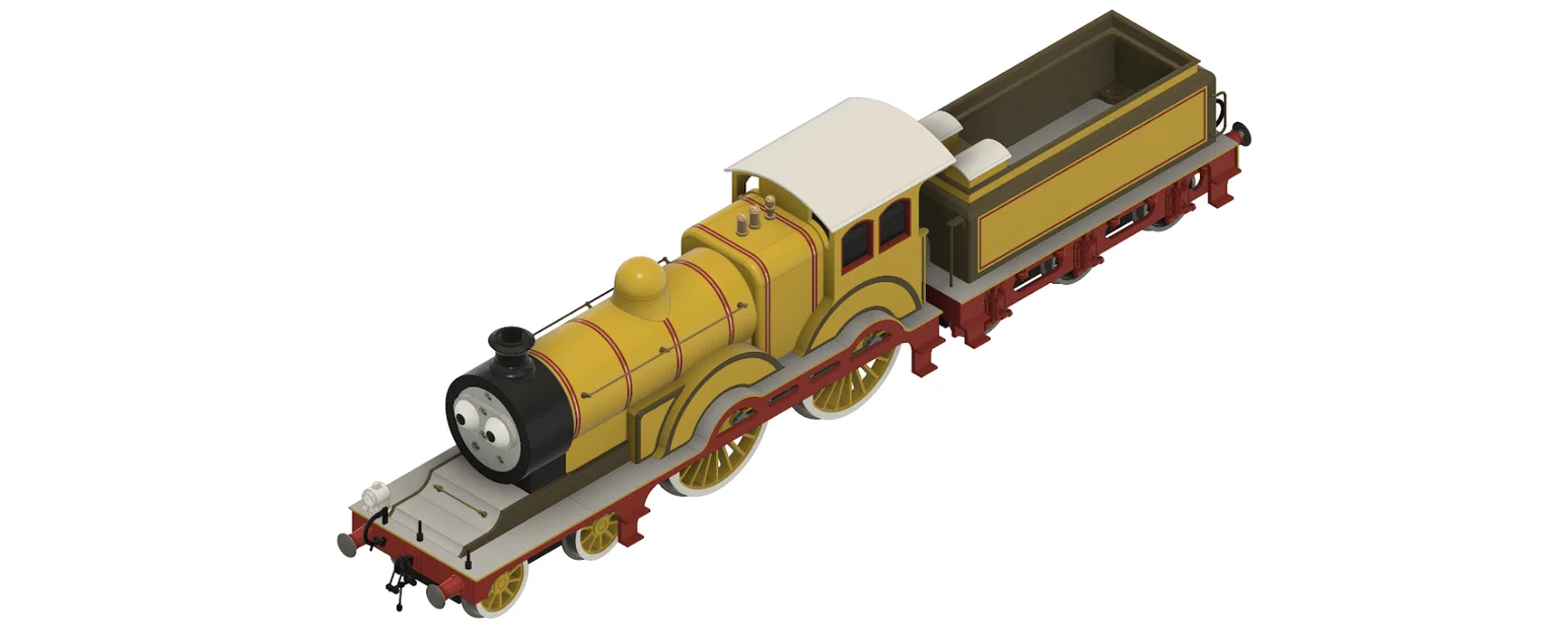 Mô hình tàu hỏa hơi nước MOLLY GAUGE 1 in 3D chi tiết - Image 13