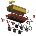 Mô hình tàu hỏa hơi nước MOLLY GAUGE 1 in 3D chi tiết - Thumbnail 29