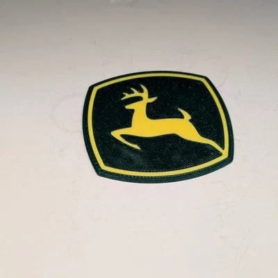Bảng Logo John Deere (John Deere Logo Plaque)