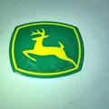 Bảng Logo John Deere (John Deere Logo Plaque) - Thumbnail 4