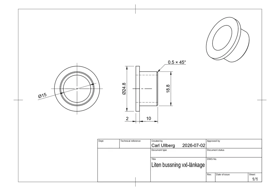 Bộ bushing shift linkage Saab 900/9-3/9-5 (đến -2003) – Bussningssats - Image 4