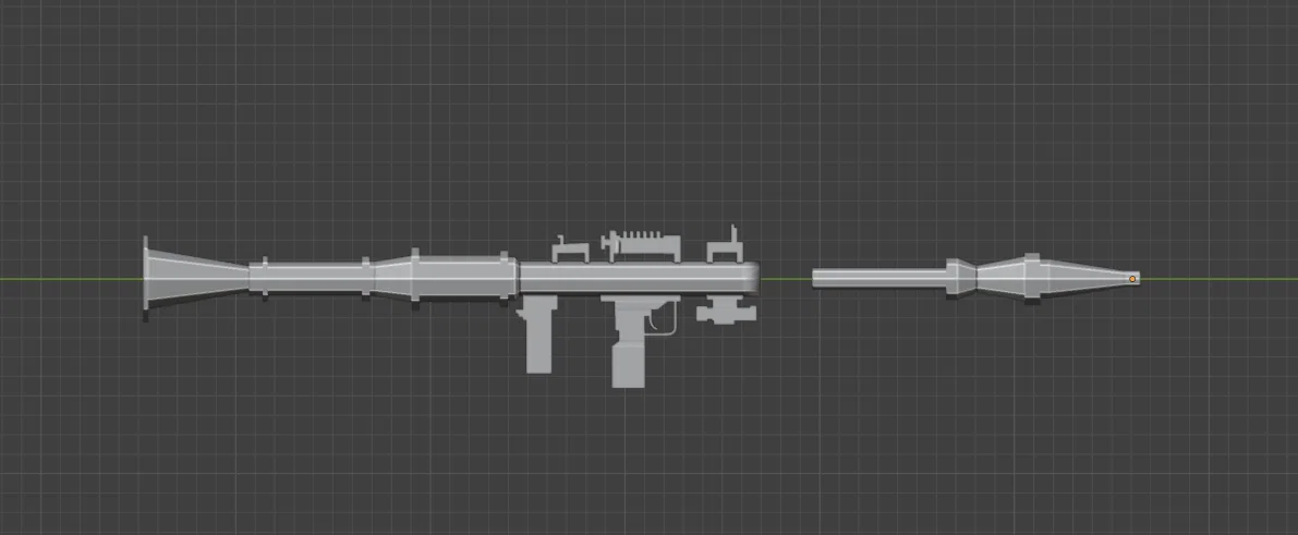 Mô hình súng phóng lựu Rocket Launcher 3D (Prop mô phỏng) - Image 1