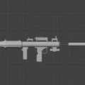 Mô hình súng phóng lựu Rocket Launcher 3D (Prop mô phỏng) - Thumbnail 1
