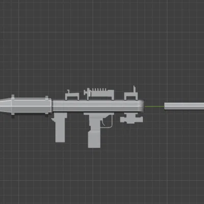 Mô hình súng phóng lựu Rocket Launcher 3D (Prop mô phỏng)
