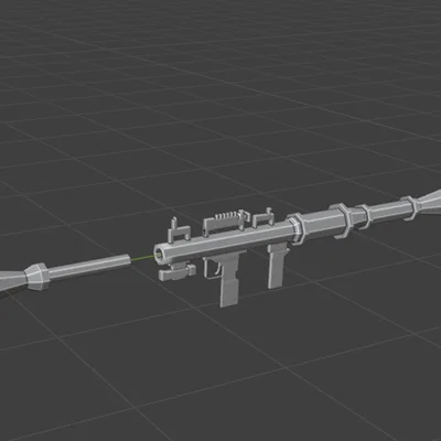 Mô hình súng phóng lựu Rocket Launcher 3D (Prop mô phỏng)