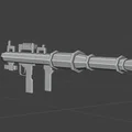 Mô hình súng phóng lựu Rocket Launcher 3D (Prop mô phỏng) - Thumbnail 3