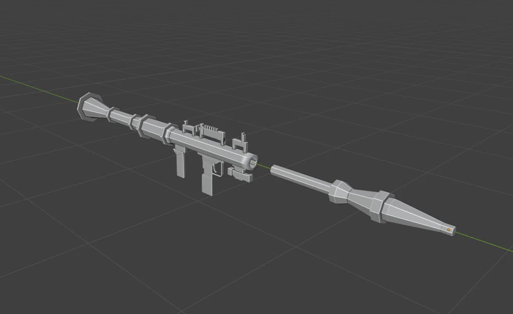 Mô hình súng phóng lựu Rocket Launcher 3D (Prop mô phỏng) - Image 4