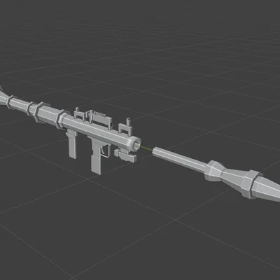 Mô hình súng phóng lựu Rocket Launcher 3D (Prop mô phỏng)