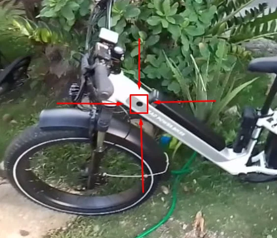 Nắp che ổ khóa xe đạp điện RadRover 6 Plus (Rad Power Bikes) - Image 1