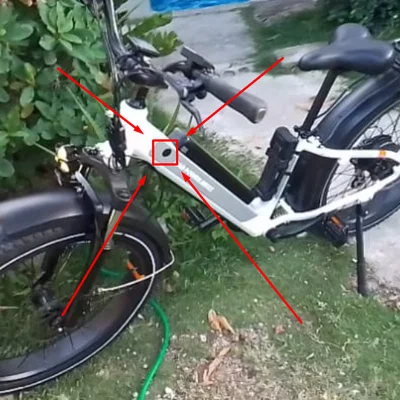 Nắp che ổ khóa xe đạp điện RadRover 6 Plus (Rad Power Bikes)