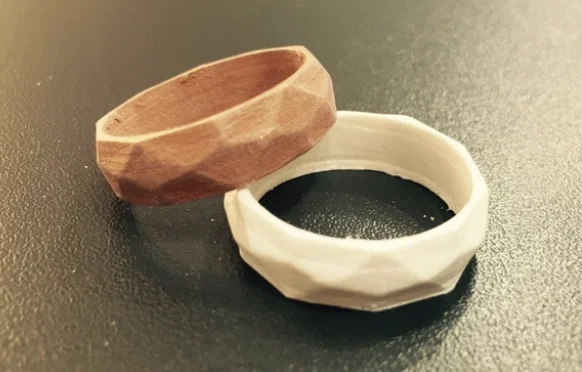 Nhẫn thời trang đa diện in 3D độc đáo (Simple Scalable Ring) - Image 1