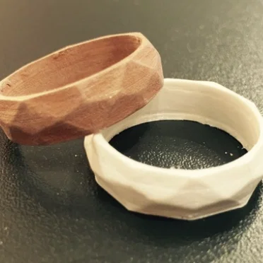 Nhẫn thời trang đa diện in 3D độc đáo (Simple Scalable Ring)