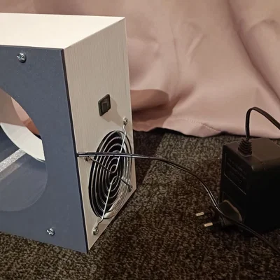 Tự làm quạt không cánh để bàn cực chất từ quạt PC 92mm