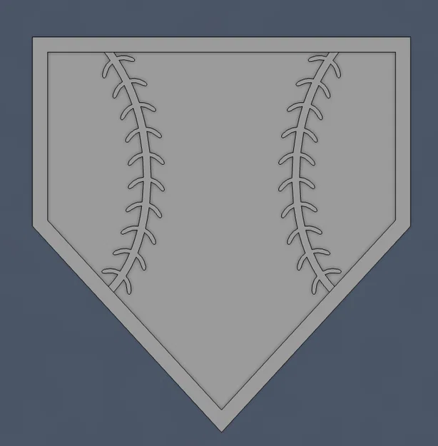 Bảng Home Plate Bóng Chày Cá Nhân Hoá - Image 2
