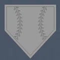 Bảng Home Plate Bóng Chày Cá Nhân Hoá - Thumbnail 2