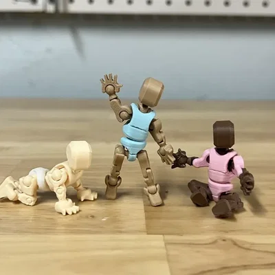 Mô hình khớp nối Baby Dummy 13 - Thiết kế đáng yêu cho dân in 3D