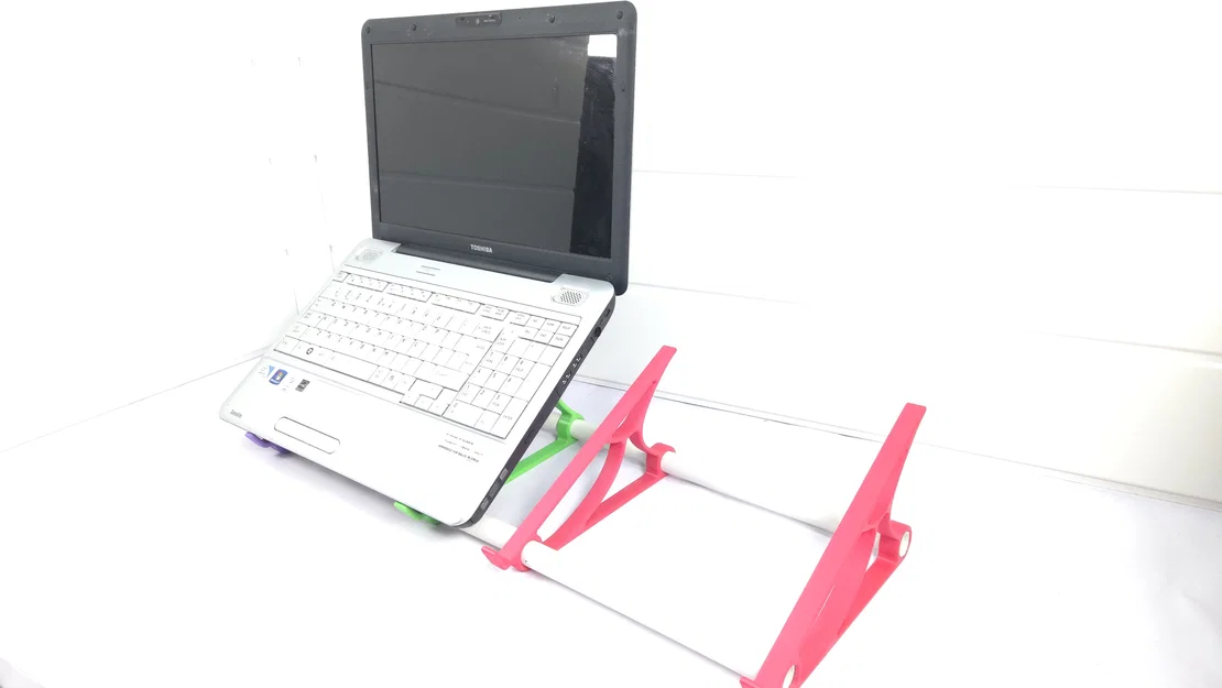 Kệ đỡ laptop idoza: Tự in 3D giá đỡ thông minh, tiết kiệm, bền bỉ - Image 3
