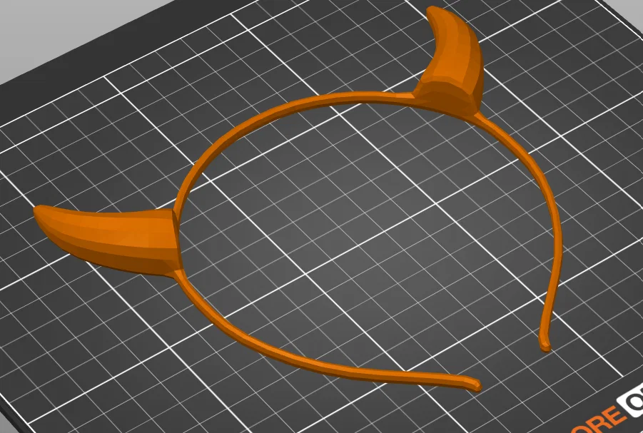 Băng đô Sừng Quỷ (Devils Horns) in 3D - Image 2