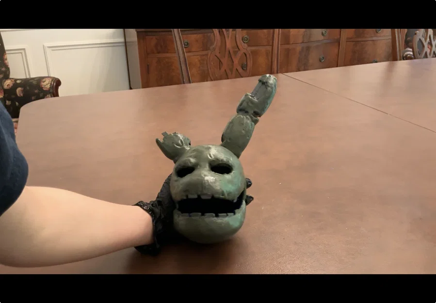 Mô hình in 3D đầu Springtrap (FNAF 3) đầy đủ chi tiết cho người hâm mộ - Image 1