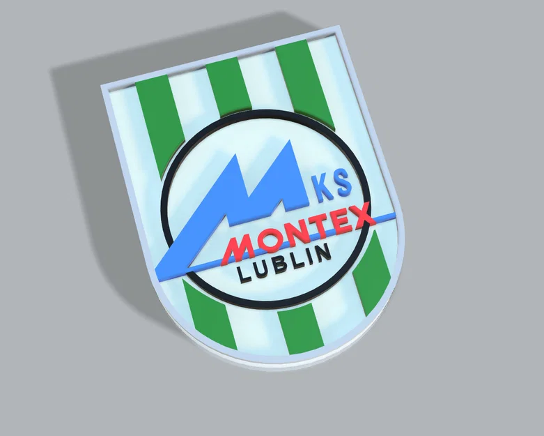 Mô hình huy hiệu đội bóng ném MKS Montex Lublin in 3D - Image 2