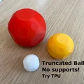 Mô hình quả cầu vát cạnh (Truncated Ball) in 3D không cần support - Thumbnail 1