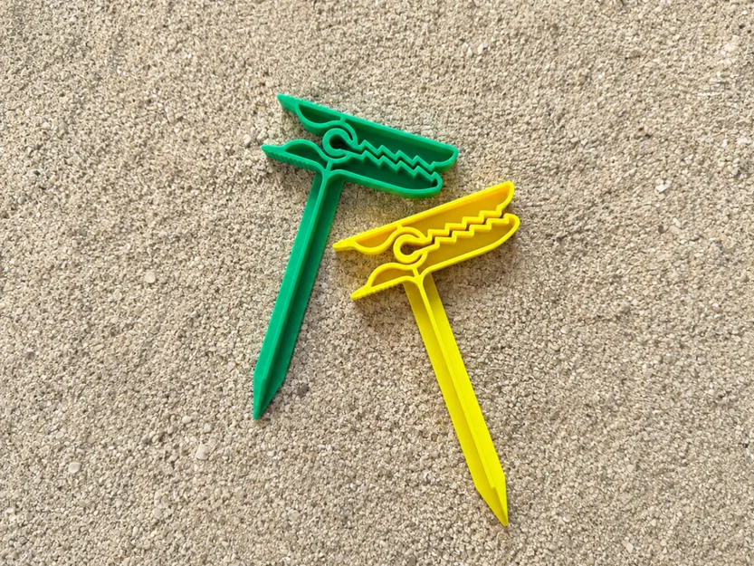 Kẹp khăn biển Beach Towel Clip II (spike kéo dài) - Image 1