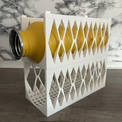 Kệ đựng chai lọ thông minh (Flaschenregal) in 3D gọn gàng