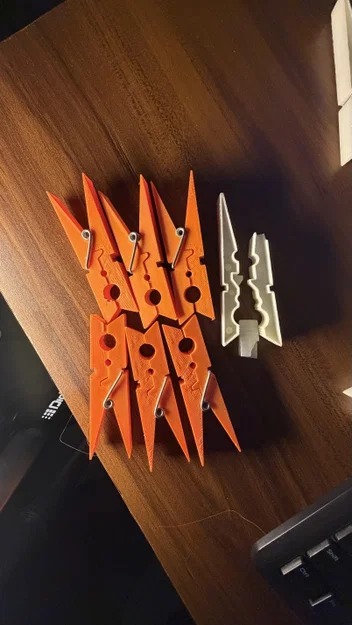 Dress Clip – Thân kẹp váy thay thế in 3D dùng lại lò xo zin (PLA+) - Image 2