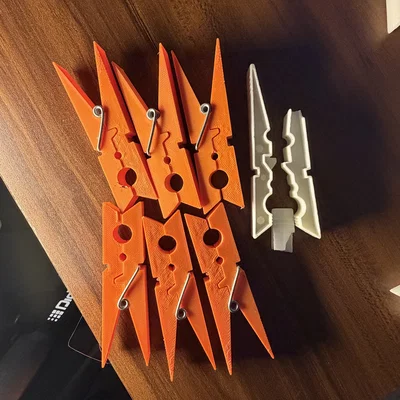 Dress Clip – Thân kẹp váy thay thế in 3D dùng lại lò xo zin (PLA+)