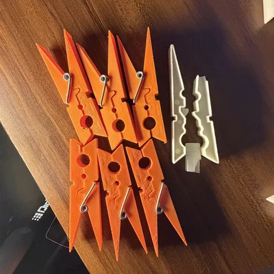 Dress Clip – Thân kẹp váy thay thế in 3D dùng lại lò xo zin (PLA+)