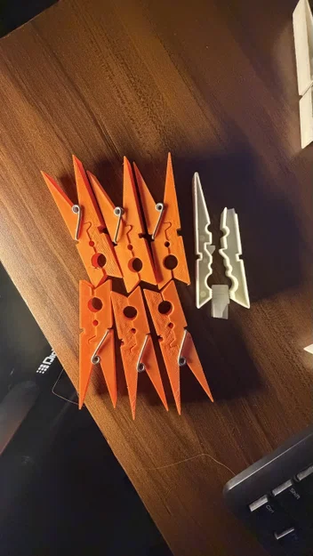 Dress Clip – Thân kẹp váy thay thế in 3D dùng lại lò xo zin (PLA+) - Image 5